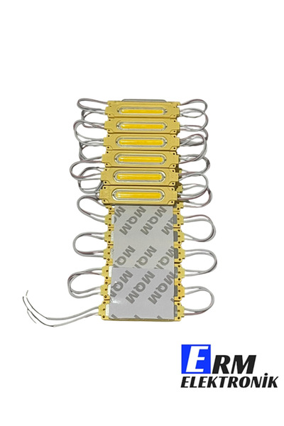 Ermelektronik 12v 2w Cob Modül Led Sarı | Araç Altı & Oto Iç Aydınlatma | 10'lu Paket