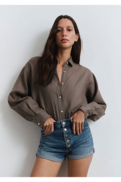 Mavi Fiora 90lar Puslu Indigo Mavisi Jean Şort 1411222-89780