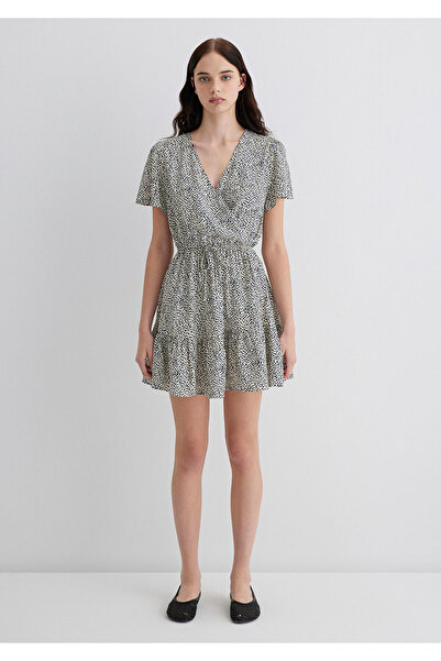 Mavi Siyah Elbise 1310678-90790