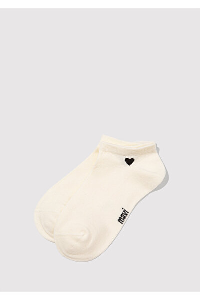 Mavi 2li Ekru Patik Çorap 1913549-70053