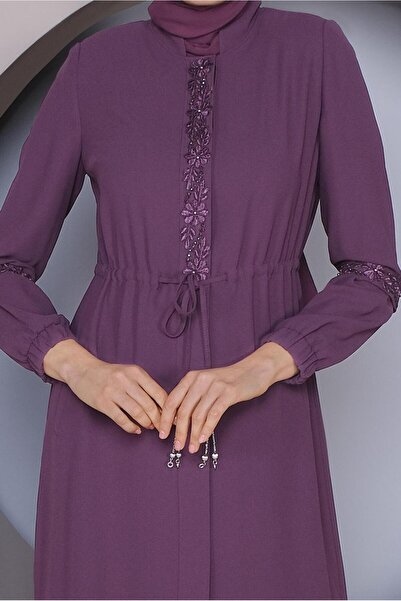 Alvina Güpür Embroidered Waist Scratch with String Laces 10235