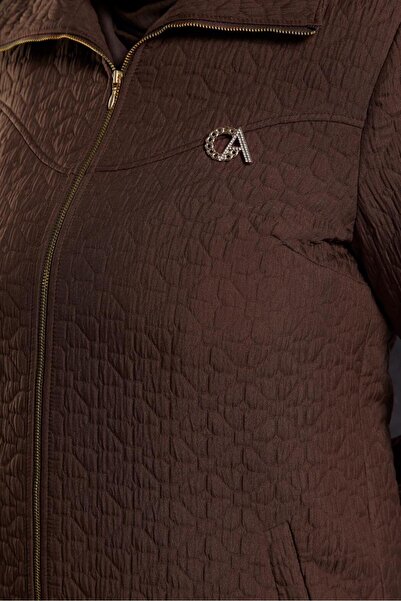 Alvina KAPİTONE BÜYÜK BEDEN TRENÇKOT 10930