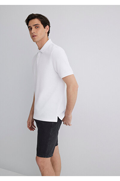 Mavi Λευκό μπλουζάκι Polo Regular Fit / Normal Cut 0612231-620