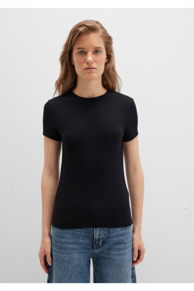 Mavi Μαύρο Basic T-Shirt Εφαρμοσμένο / Εφαρμοσμένο κόψιμο 1613081 -900