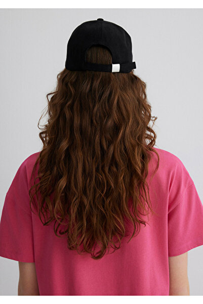 Mavi Miami Nakışlı Siyah Şapka 1913314-900