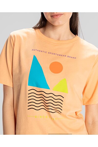 Kappa Γυναικείο μπλουζάκι Sport Viola με ροζ στρογγυλή λαιμόκοψη