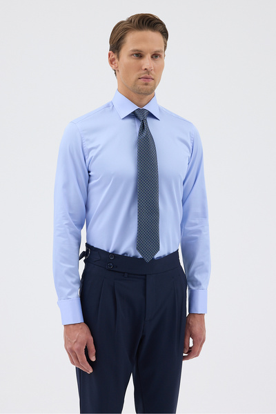 Paşahan Comfort Fit Чоловіча сорочка - з подвійними манжетами