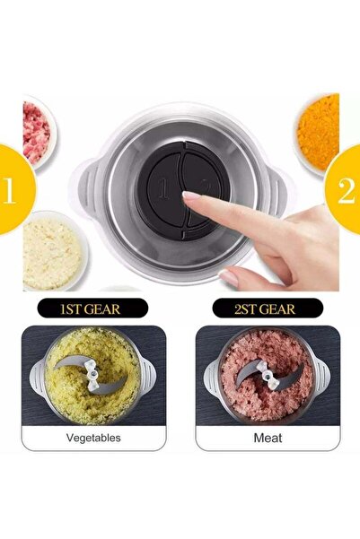 COOYA Electric Meat Grinder 3L Multi Function Stainless Steel Kitchen Food Processor for Home Kitchen