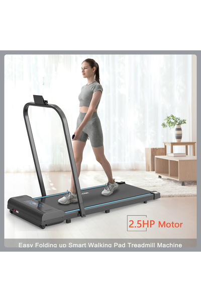 Rovyfota Under Desk Treadmill, Walking Pad 3 in 1 Folding Treadmill, Walking Jogging Treadmills