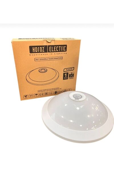 mny elektrik sensörlü lamba armatür 2 duylu garantili ürün plastik