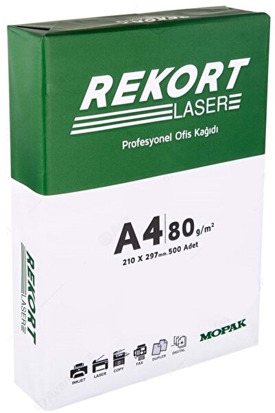 Mopak Rekort A4 80GR/M2 Fotokopi Kağıdı 500 Adet (1 Pk)