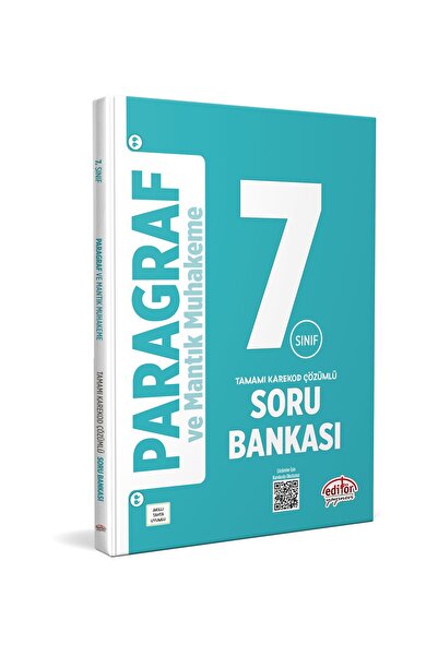 Editör Yayınevi 7. Sınıf Paragraf ve Mantık Muhakeme Soru Bankası / Kolektif ...