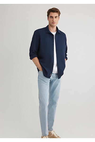 Mavi Чоловічий лонгслів Сорочка M021142470497 Deep Navy Blue