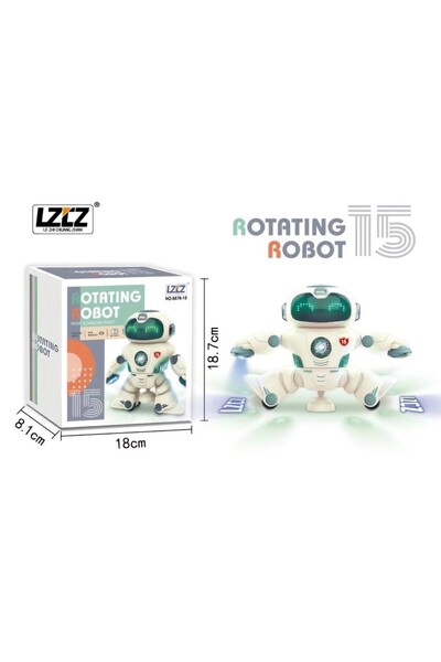 Ailenizin Oyuncakçısı Oyuncak Robot Sesli Işıklı Dans Eden Pilli Robot Kaliteli Yeni Model Robot