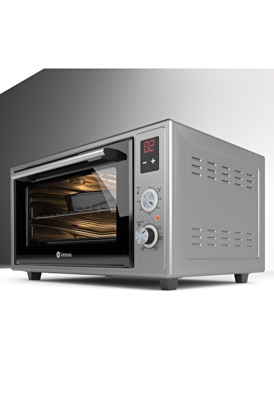 Innova Midi Fırın 45 Litre Çift Camlı Dijital Saatli Yoğurt Fonksiyonlu