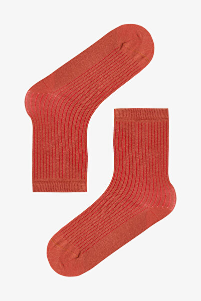 Penti 5 Çift Pamuklu Çizgili Soket Çorap