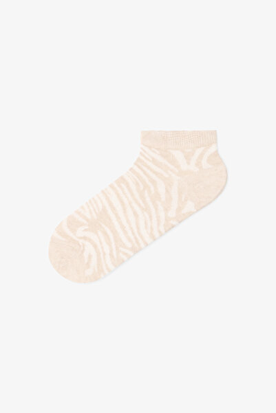 Penti 3 Paar Baumwollsocken mit Zebramuster