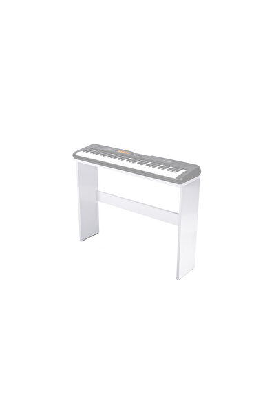 DSA Org & Piyano Standı – 61 Tuşlu CT-S100, CT-S200, CT-S300 Uyumlu MDF Beyaz (Model İsmi: Saygun)