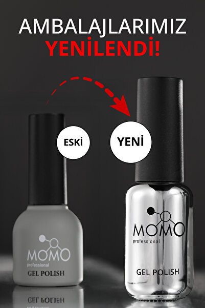 MOMO professional French Cover Rubber Base Coat Fc12, Gül Kurusu, 10 ml, TPO- FREE
