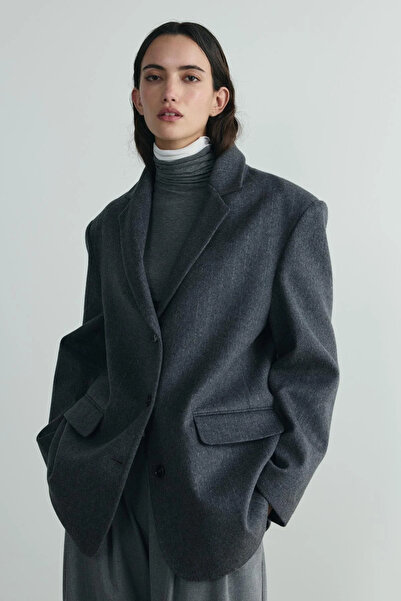 Suud Collection Smoked Gina Cashmere Blazer Jacket