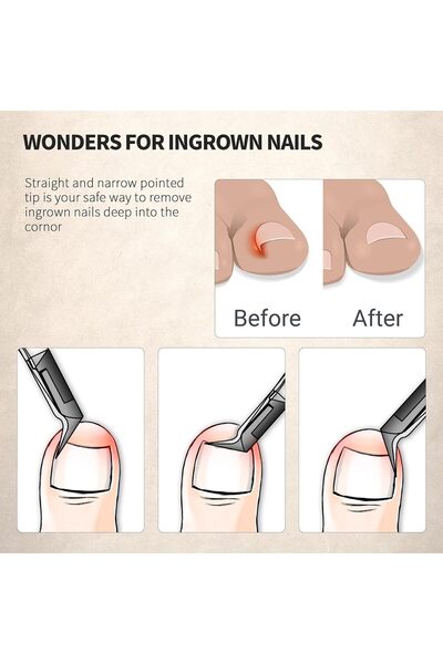 ORIGINAL DEALS Professional Scissors for Manicure and Pedicure, with 120-Degree Straight Cutting Head, Premium Mate