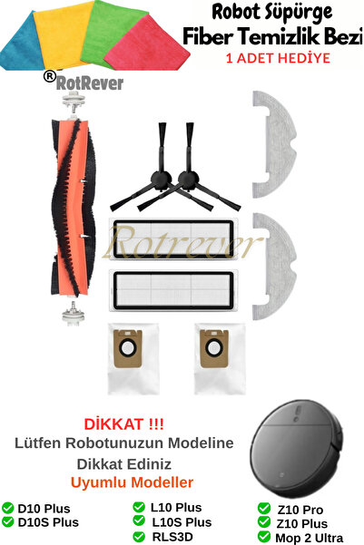 RotRever Filtru compatibil Dreame Bot D10+ Plus/D10S+ Plus/L10+ Plus/L10S+ Pl...