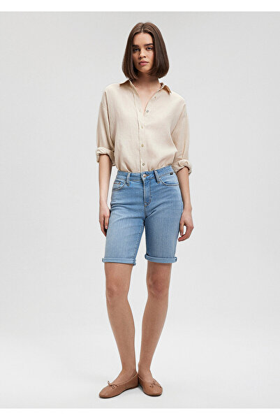 Mavi Alexis Casual Açık Mavi Jean Şort 1441587067