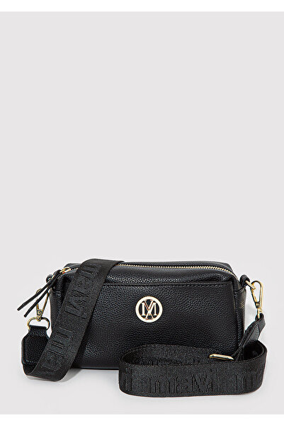 Mavi Black Crossbody Bag with Seal Logo Detail 1912662-900