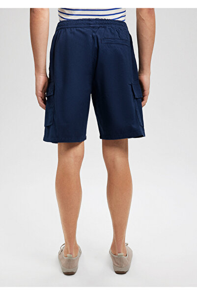 Mavi Lacivert Kargo Şort 0410196-70497
