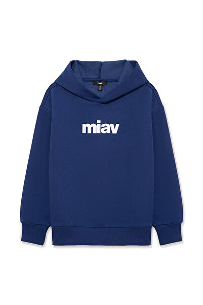 Mavi Miav Printed Hooded Sweatshirt 6S10028-70722
