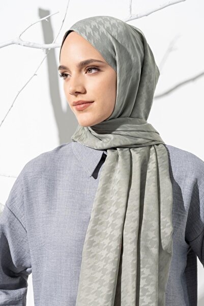 JAWEL Şal de damă jacquard Hijab cu modele mici