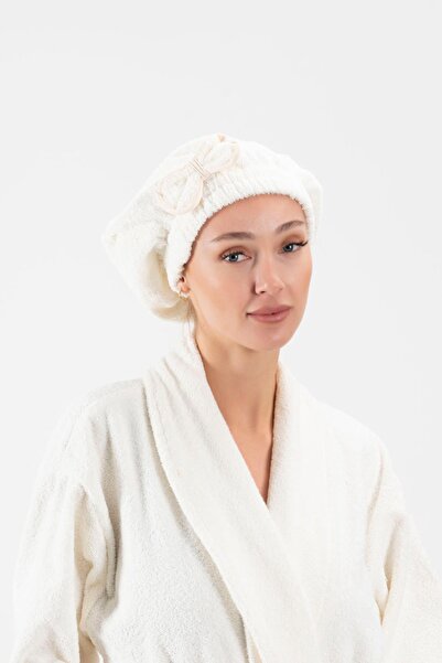 Ender Home CottonVerse Сушилка для волосся – 100% бавовна, з бантиком