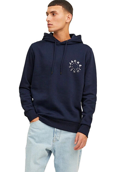 Jack & Jones 12247471-fw Jjwarrıor Sweat Hood Ub Ανδρικό φούτερ