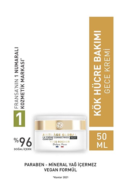 Yves Rocher Gençleştirici Yenileyici Gece Kremi-50ml