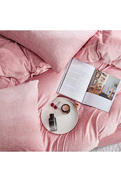 Luofanfei Winter bedding set, cashmere thermal fleece, 3 pieces, duvet cover 155×220 cm + 2 pillowcases 80