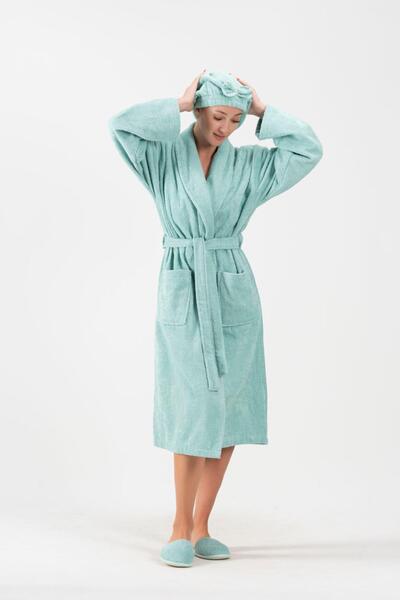 Ender Home Cottonverse Hair Drying Cap – 100% Cotton, Bow