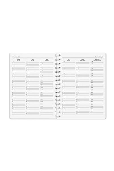 Libra A4 daily dated agenda 2026, 272 pages, cardboard cover with plastic overcover