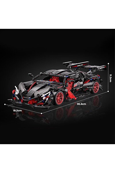 sowide Set constructie masina sport supercar 1:10, 1115 piese, model drift car pentru adulti si adolescenti
