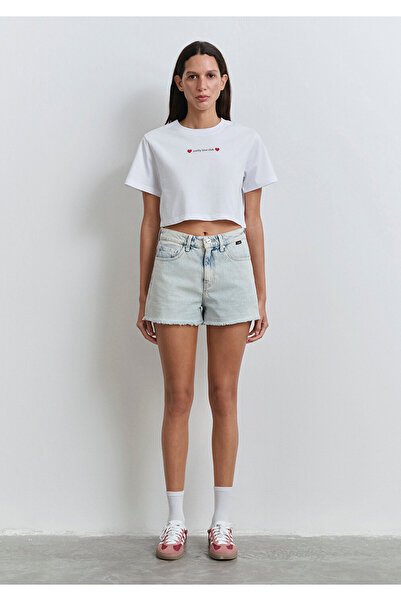 Mavi Cherry 90lar Buz Jean Şort 1410022-84423