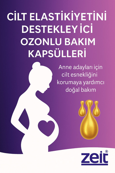 ZEİT OZON Doğum Çatlaklarına Özel Ozon Nemlendirici Krem | 24’lü Kapsül Set