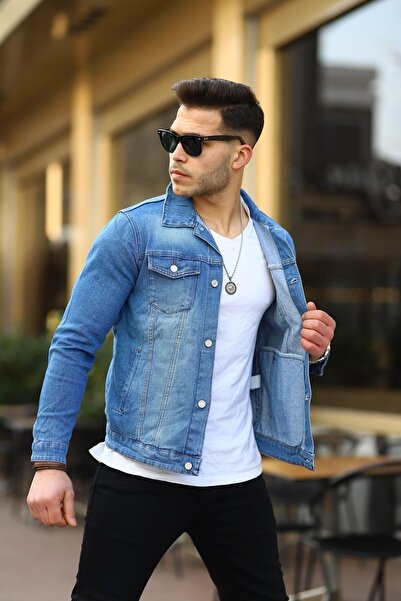 comstar Ανδρικό τζιν τζιν μπουφάν A Quality Slim Fit