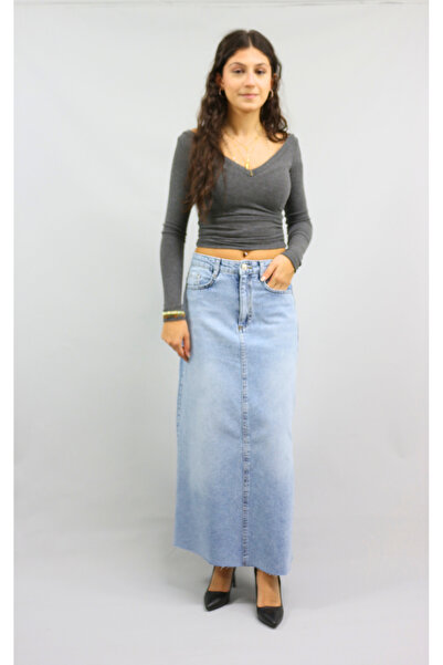 Ede Tekstil UZUN JEANS ETEK KAR YIKAMA