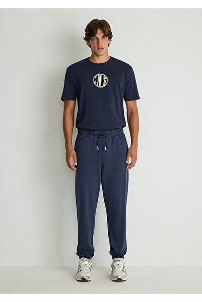 Mavi Φούτερ με εμπριμέ λογότυπο Navy Blue Mvjns - 0010175 -70490