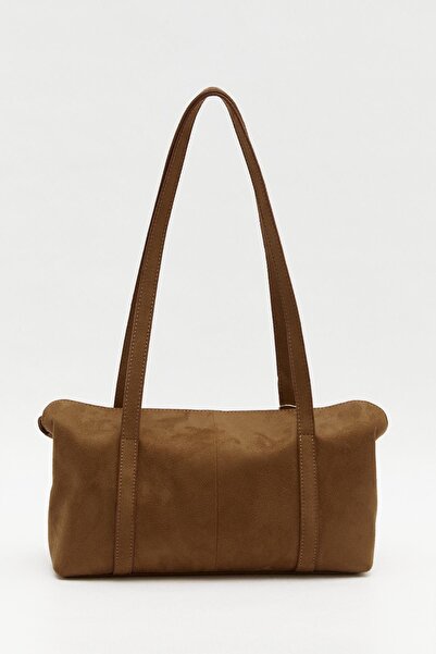 MARKALİSTE Rouen Suede Bag Brown