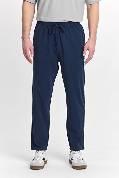 COMBİNE MİCHAİL Чоловічі темно-сині базові штани Regular Fit