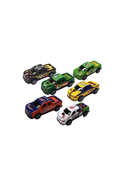 ORIGINAL DEALS Toy Cars Pickup Racing Legend, Set of 6, Multicolor, PVC