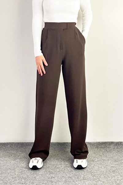 COMBİNE MİCHAİL Дамски панталон Palazzo с ликра и велкро затваряне