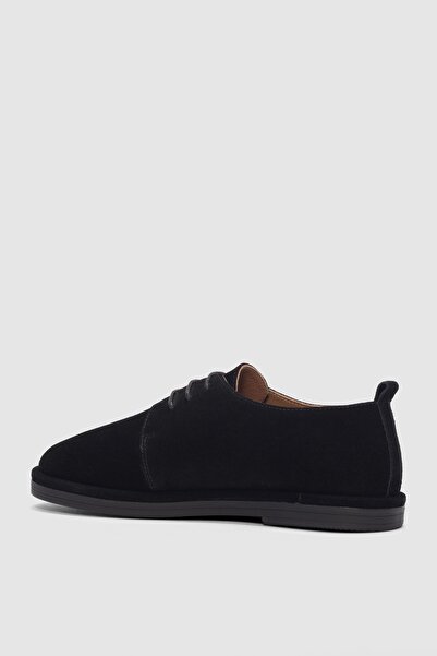 selin shoes Дамски мокасини от велур с връзки и дантела - ЧЕРЕН ВЕЛУР