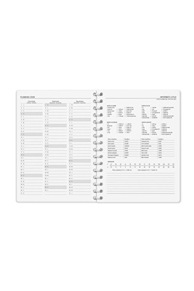 Libra A4 daily dated agenda 2026, 272 pages, cardboard cover with plastic overcover