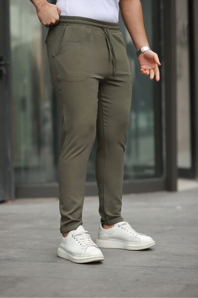 comstar Чоловічі модні штани з еластичним поясом і подвійними штанинами